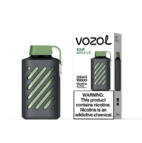 Vozol Gear 10000 Puff Sour Apple Ice